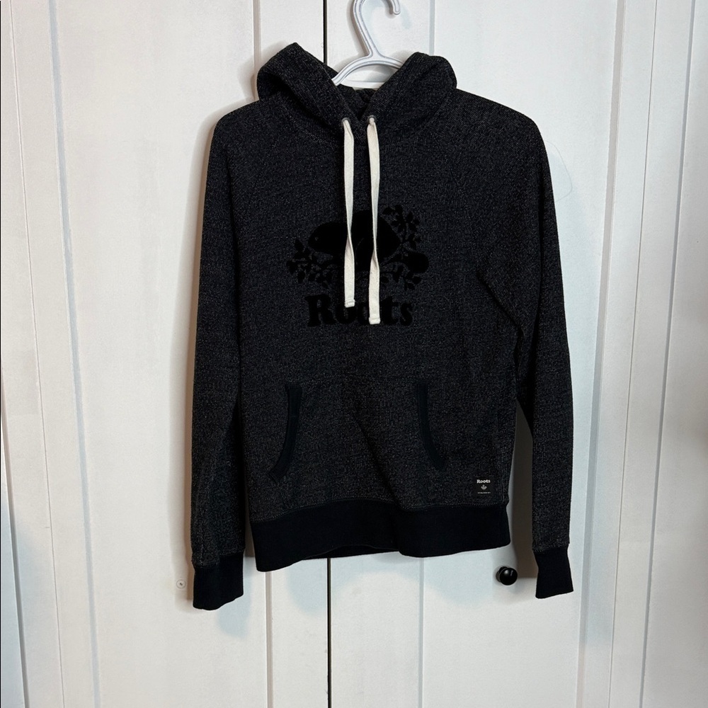 Roots small Charcoal Knit Sweater hoodie